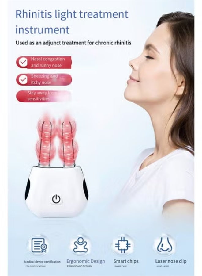 Nasal Irritation Light Therapy Device - Portable Relief for Nasal Congestion, Runny Nose, and Allergies for Adults and Children - Image 1